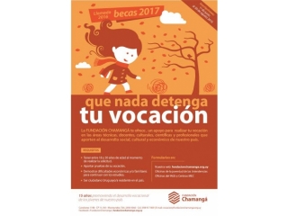 LAMADO para las BECAS 2017 - Fundación Chamangá 